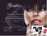 coiffure Bijou Zertifikat Super Cut Seminar