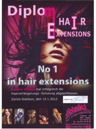 coiffure Bijou Zertifikat Hair Extensions